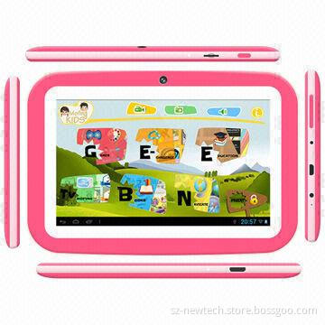 7-inch Children's Tablet PC, 1024 x 600p HD Screen/RK3028 Dual Core CPU/Wi-Fi/Bluetooth/Dual Camera